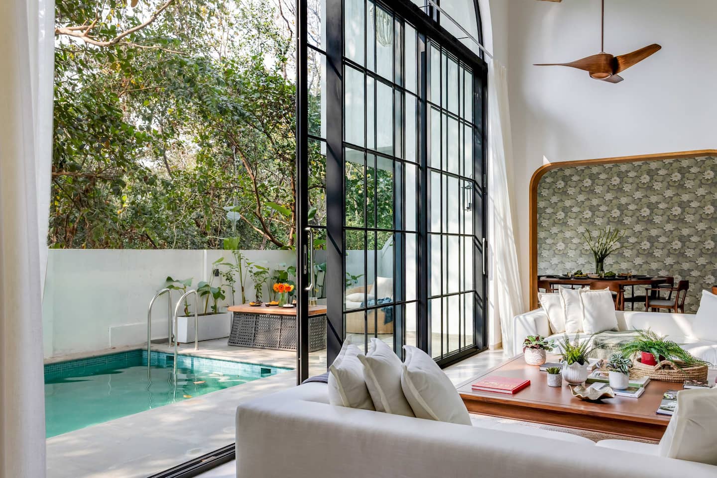La Stella, modern Portuguese 4BHK Pool Villa in Assagao